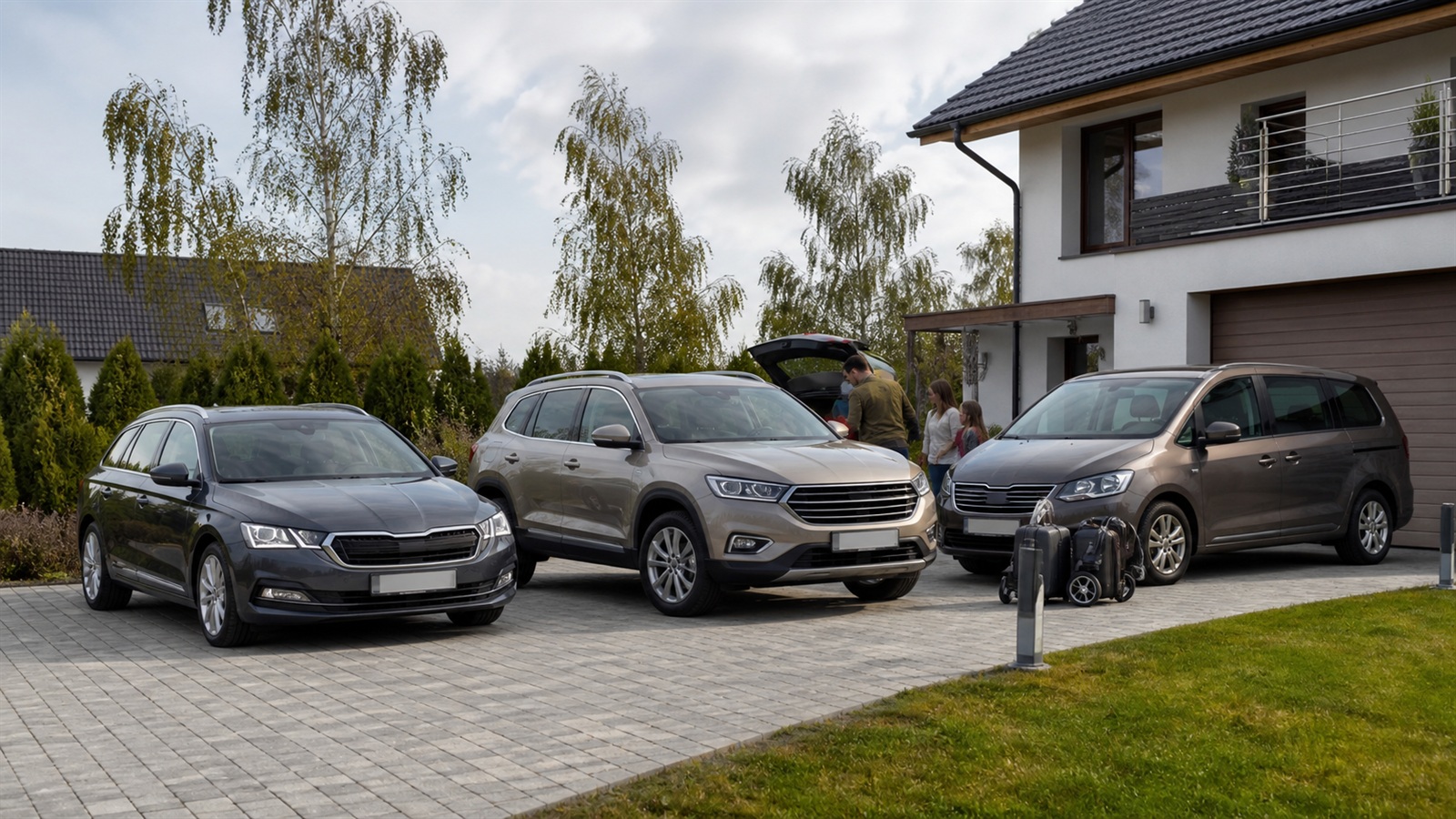 Używane samochody rodzinne typu kombi, SUV i minivan
